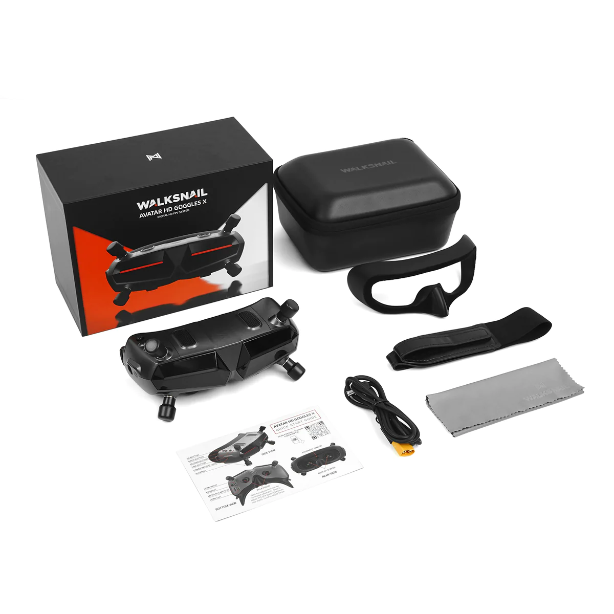 Walksnail Avatar Hd Goggles X - Kacamata FPV CADDX Walksnail Avatar HD