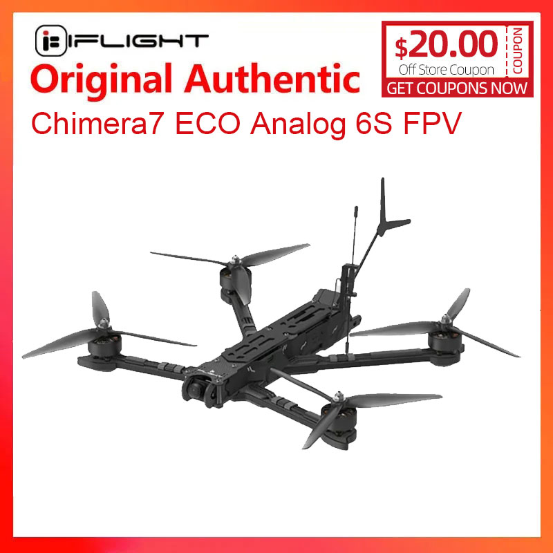Ifuture Chimera7 Drone jangkau - Iflight Blitz 1.6W 5.8G Vtx ulasan dan harga