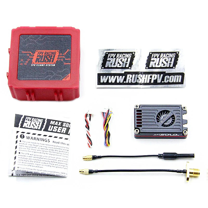 RUSH MAX SOLO 5.8GHz 2.5W VTX  - Rushfpv Rush Max Solo 5.8G 2.5W Vtx ulasan dan harga
