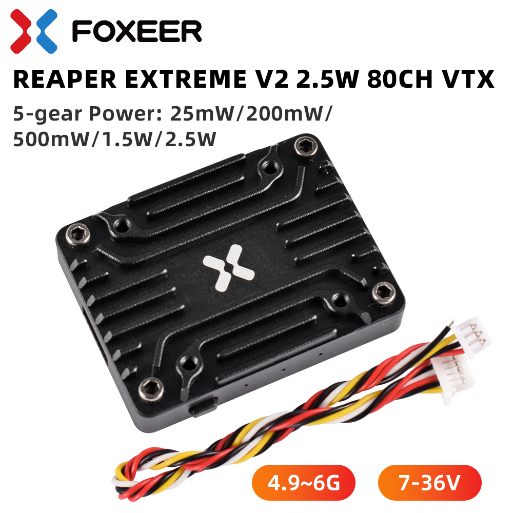 Foxeer 4.9-6G Reaper Extreme V - Foxeer Reaper Extreme 2.5W Vtx ulasan dan harga