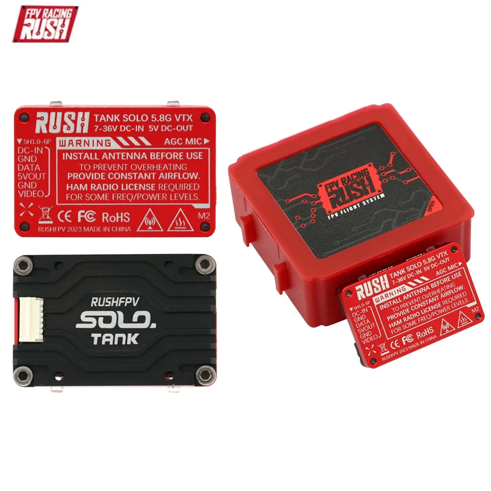 RushFPV Rush FPV Max Solo 2.5W - Rushfpv Rush Max Solo 5.8G 2.5W Vtx ulasan dan harga