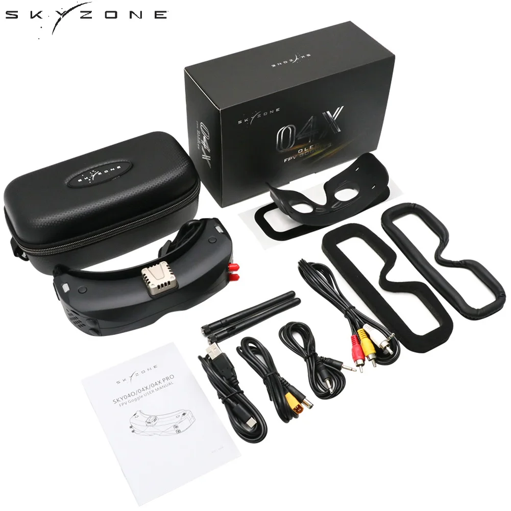SKYZONE SKY04X PRO Kacamata Fp - Skyzone Sky04X Pro Oled Fpv Goggles ulasan dan harga