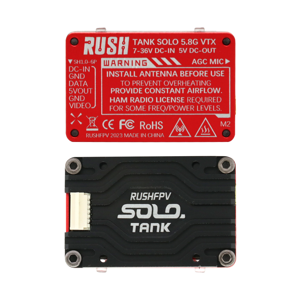 RUSH Solo Tank 5.8G VTX Pemanc - Foxeer Reaper Extreme 2.5W Vtx ulasan dan harga